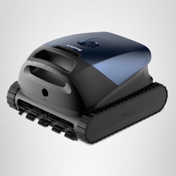 hnmjmi Beatbot Sora 10 Cordless Pool Vacuum Robot for Inground & Above Ground Pools, 6800 GPH Suction, Floor/Wall/Waterline/Shallow Area Cleaning, Waterline Parking, 300 Mins Runtime,Midnight Blue